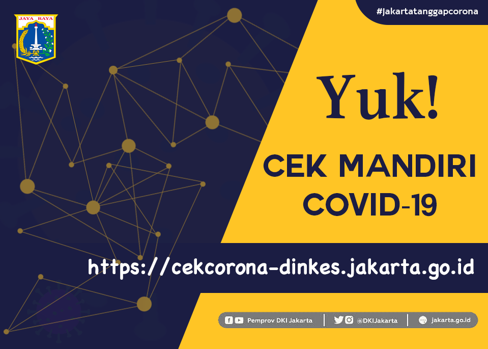 Yuk! Cek Mandiri Covid-19 #dirumahaja