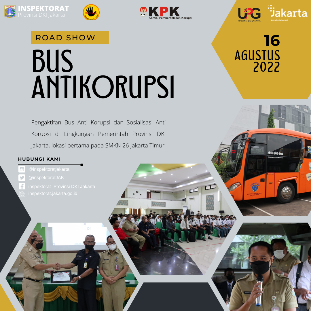 Road Show Bus Antikorupsi pada SMKN 26 Jakarta Timur