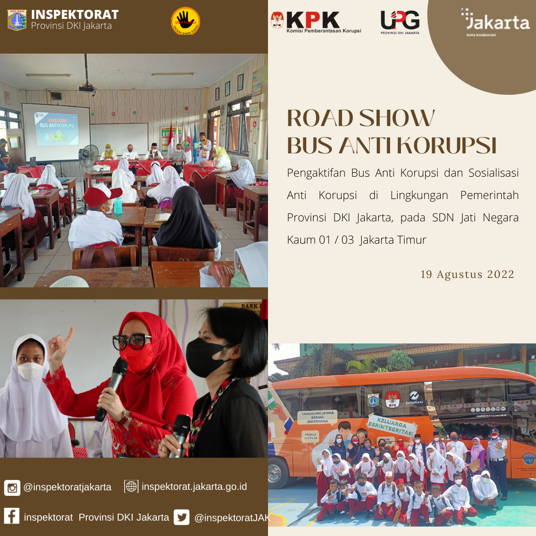 Road Show Bus Antikorupsi pada SDN Jati Negara Kaum 01/03