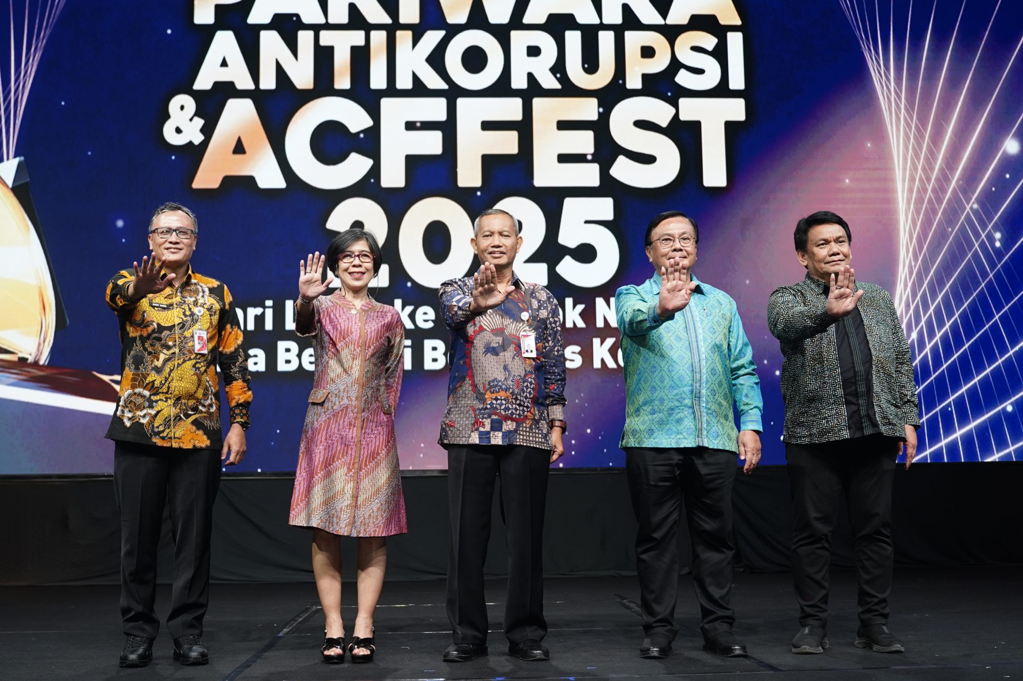 Dokumentasi panggung Pariwara Antikorupsi dan ACFFEST 2025